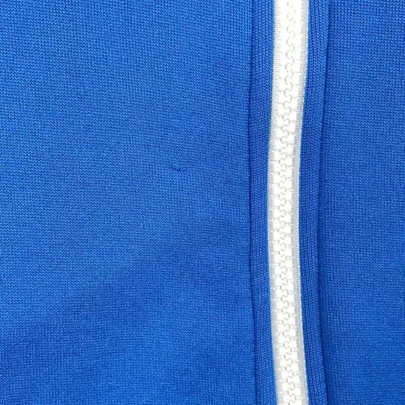 Nike Hooded Sweatshirt Womens Size Small Blue Retro Full Zip Track Jacket Hoodie - Picture 15 of 15